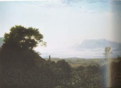 Adrian Ludwig Richter Morning in Palestrina (mk10) Norge oil painting art